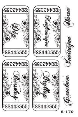 Kort & Godt: Clearstamp Small Plate - Invitasjonsbilletter