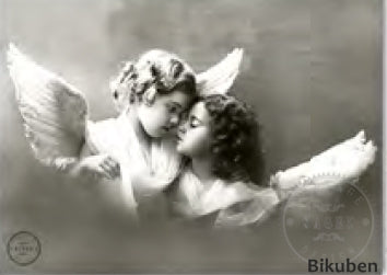 Sagen Vintage Design - Fyrstikkeske - Engler