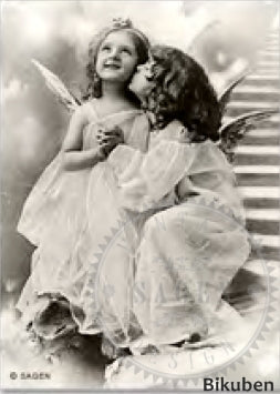 Sagen Vintage Design - Fyrstikkeske - Engler i trapp