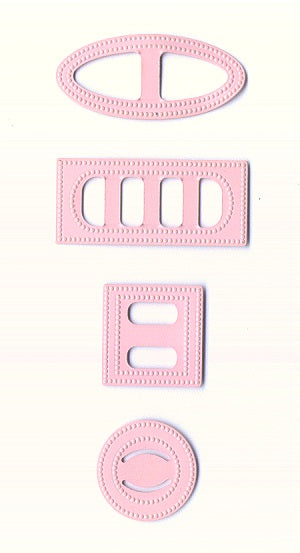 Assorted Buckles Island Pink