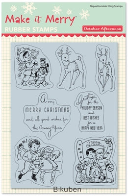 October Afternoon - Make Merry - Clear Stamp