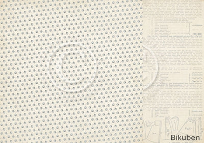 Pion Design - Alma's Sewing Room - Blue Fabric 12x12"