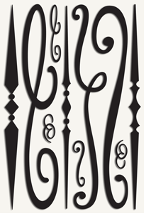 Texture Rubbing: Scrolls