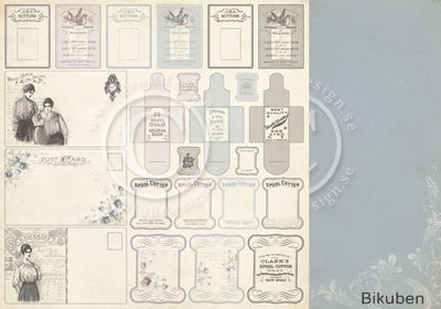 Pion Design - Alma's Sewing Room - Cut Out 12x12"