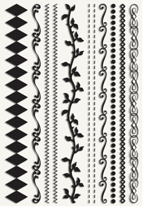 Texture Rubbing: Borders