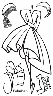 Dylusions - Couture - Night at the Opera - Clearstamp