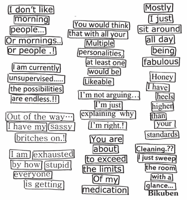 Dylusions - Say it How It is - Stamp