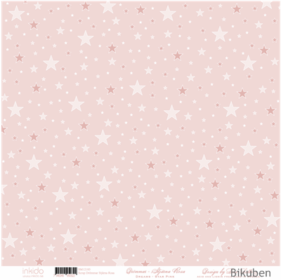 Inkido - Dreams - Pink Star 12x12"