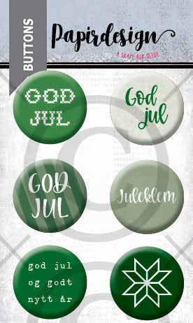 Papirdesign - Buttons - Jul, 3