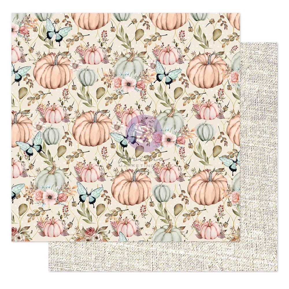 Prima - Hello Pink Autumn - Happy Fall -   12x12"