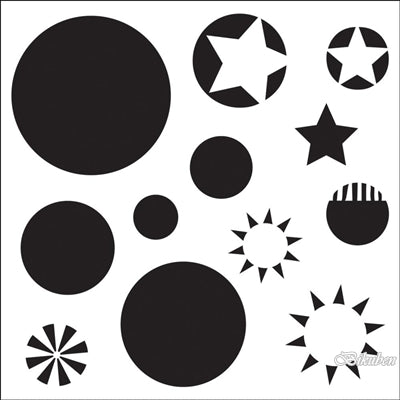 The Crafters Workshop: Mini Layered Circles - Template 6 x 6"