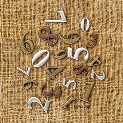 Prima - Vintage Mechanicals by Finnabair - Small Numbers