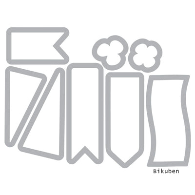 Sizzix - Stamp & Die-cut - Banners #2