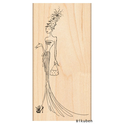 Penny Black - Christmas Gorgeous - Wood Mounted Stamp