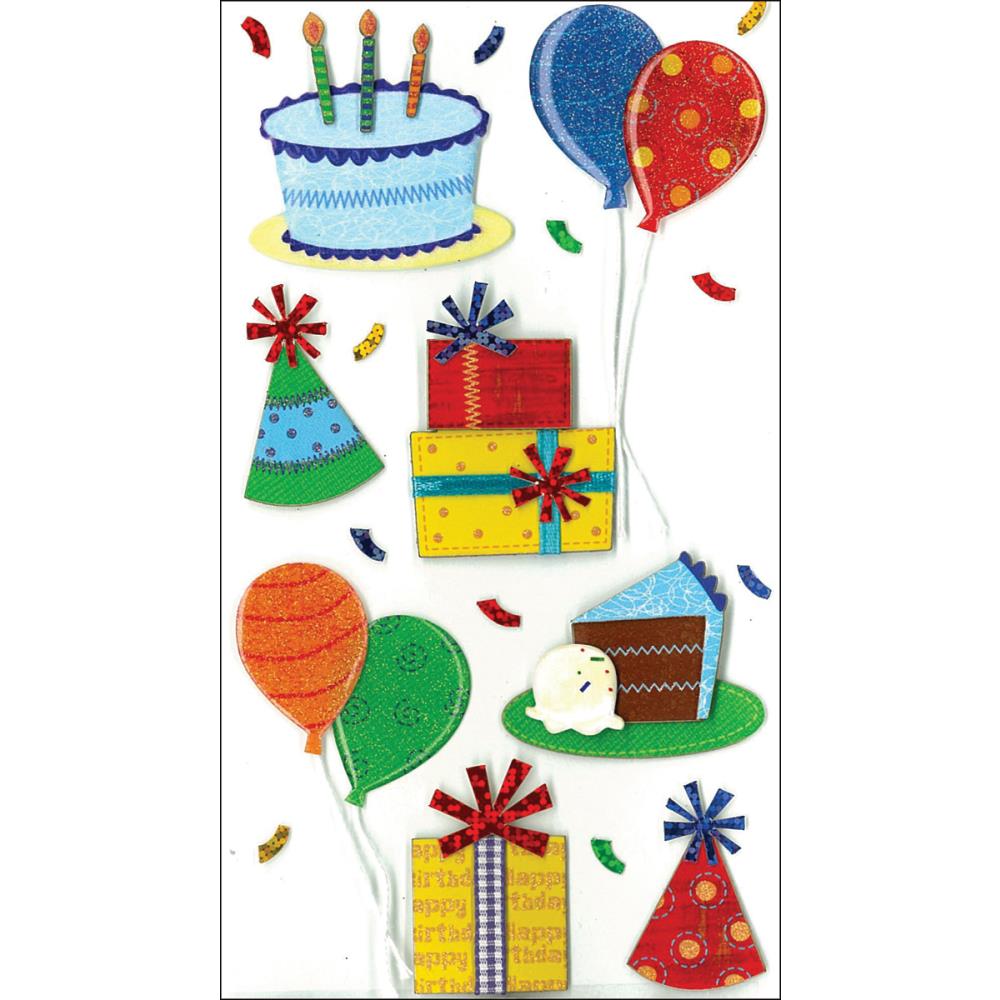 Jolee's - 3D Stickers - large - Birthday Celebration