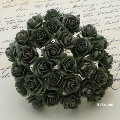 Wild Orchid - Roses 10mm - Olive Green
