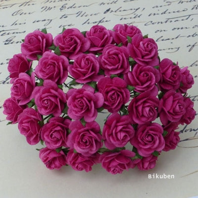 Wild Orchid - Roses 20mm - Deep Pink