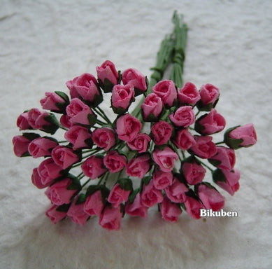 Wild Orchid - Rosebuds - Deep Pink 4mm