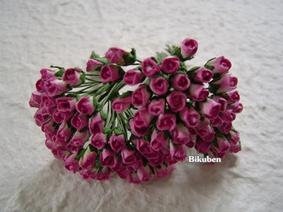 Wild Orchid - Rosebuds - Purple 4mm