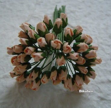Wild Orchid - Rosebuds - Peach 4mm