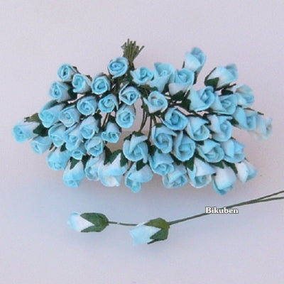 Wild Orchid - Rosebuds - Turquoise 5mm