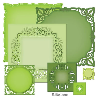 Spellbinders - Nestabilities - Adorning Squares