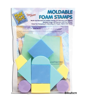 Magic Stamp - Moldable Foam Stamps - Geometric set