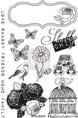 Prima - Cling Stamps - Lady Bird 