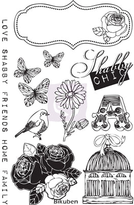 Prima - Cling Stamps - Lady Bird