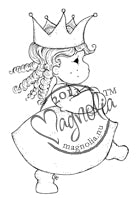 Magnolia - Once Upon a Time 2013 - Tilda with Corkscrews - Stamp