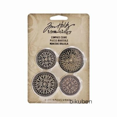 Tim Holtz Ideaology - Compass Coins
