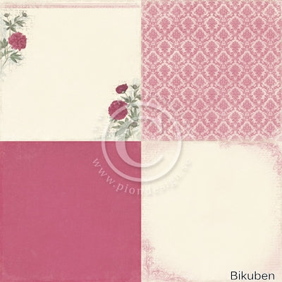 Pion Design - Vintage Garden - Peony 6x6 tum