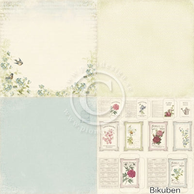 Pion Design - Vintage Garden - Flax 6x6 tum