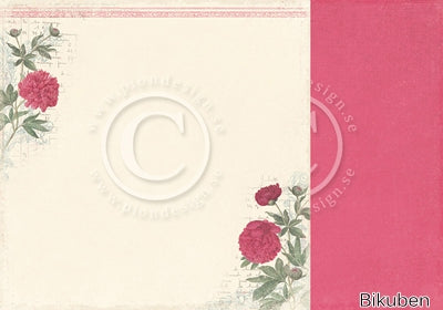 Pion Design - Vintage Garden - Peony 12x12"
