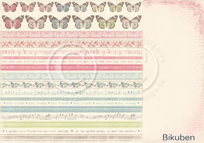 Pion Design - Vintage Garden - Borders 12x12"