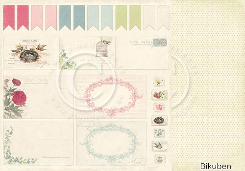 Pion Design - Vintage Garden - Cut Out 12x12"