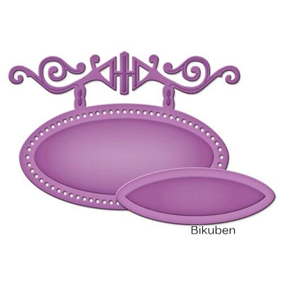 Spellbinders - Die D-lite - Ornamental tags  Three