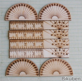 Maya Road - Measure Once - Wood Embellishments