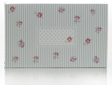 Småblomstret gaveeske - stor