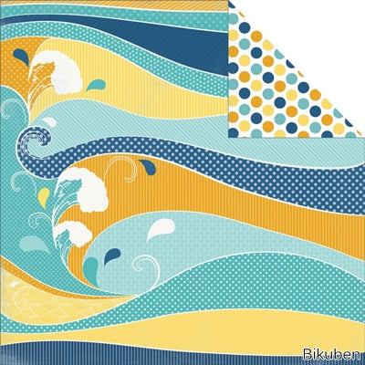 Carta Bella - Beach Boardwalk - Beach Wave 12x12"