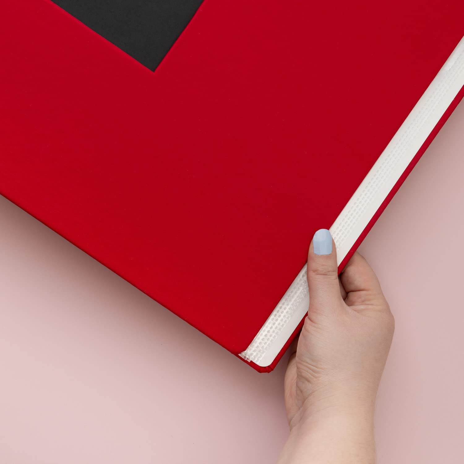 American Crafts: Cloth Album - CARDINAL - D-ring 12 x 12"