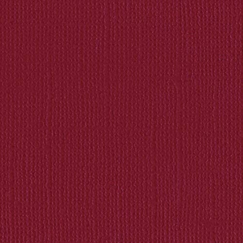Bazzill - Canvas - Blush Red Dark 12x12"