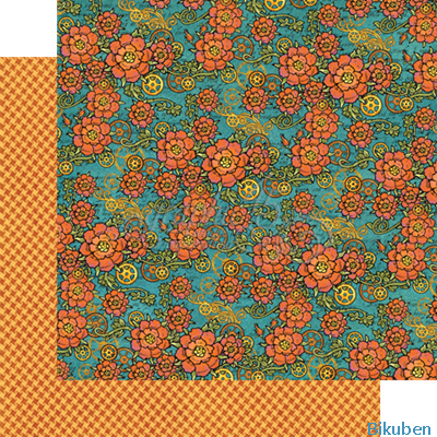 Graphic45 - Steampunk Spells - Fanciful Floral 12x12"