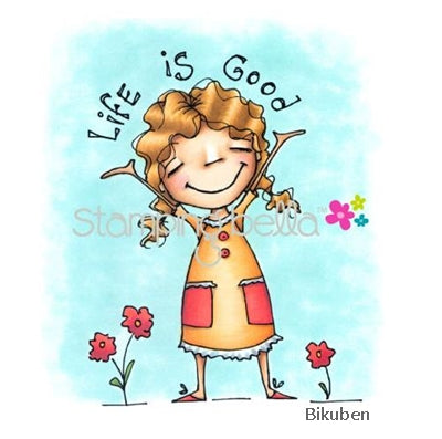 Stamping Bella - Life is good - Umontert stempel