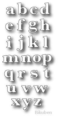 Memory Box - Classic lower case Alphabet Set