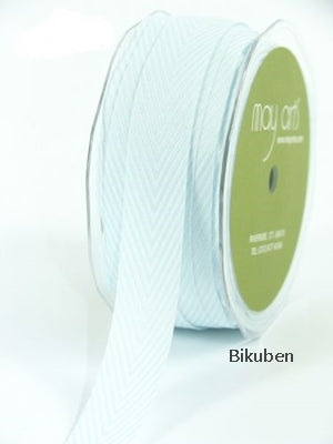 May Arts - Chevron Stripes Ribbon - Light Blue - Metersvis