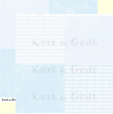 Kort og Godt: Symfoni - Baby Blå   12 x 12"