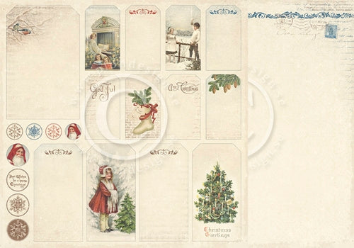 Pion Design: Wintertime in Swedish Lapland - Tags    12 x 12"