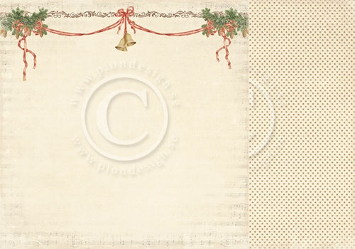 Pion Design: Wintertime in Swedish Lapland - Christmas Bell    12 x 12"