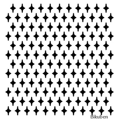 The Crafters Workshop - Stencil - Spinning Tops 6x6"